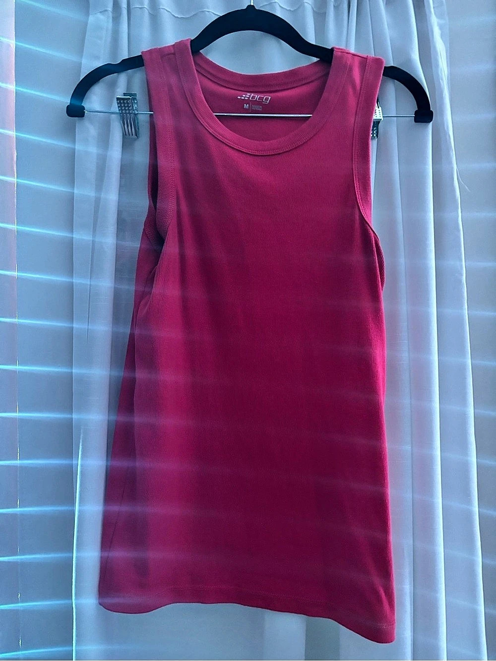 BCG Sleeveless Tank Top in Pink Size Medium Like New